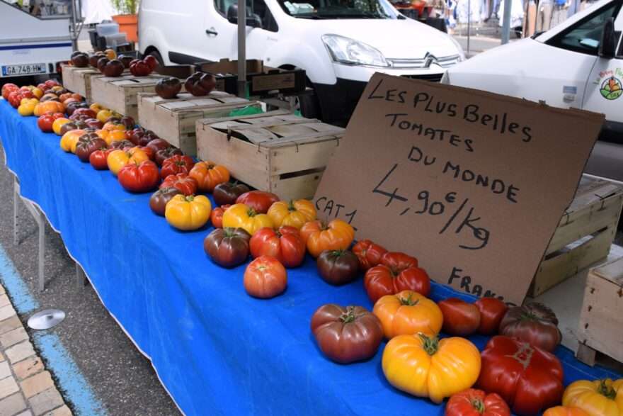 Etal de tomates